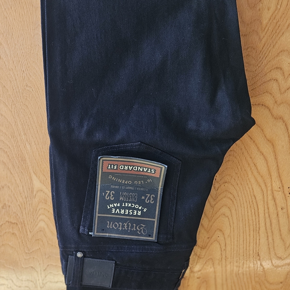Brixton Men's Deep Blue Relaxed Jeans